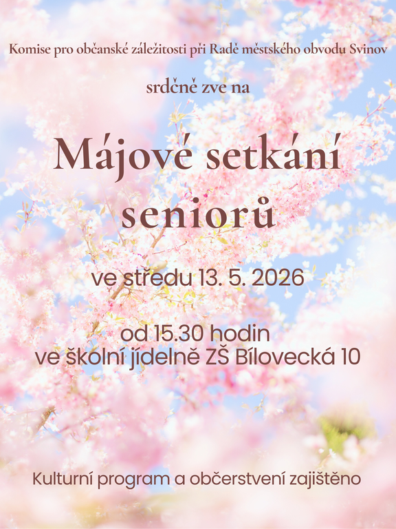 májové setkání seniorů