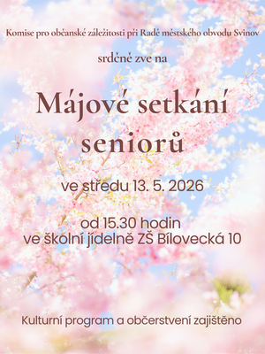 májové setkání seniorů