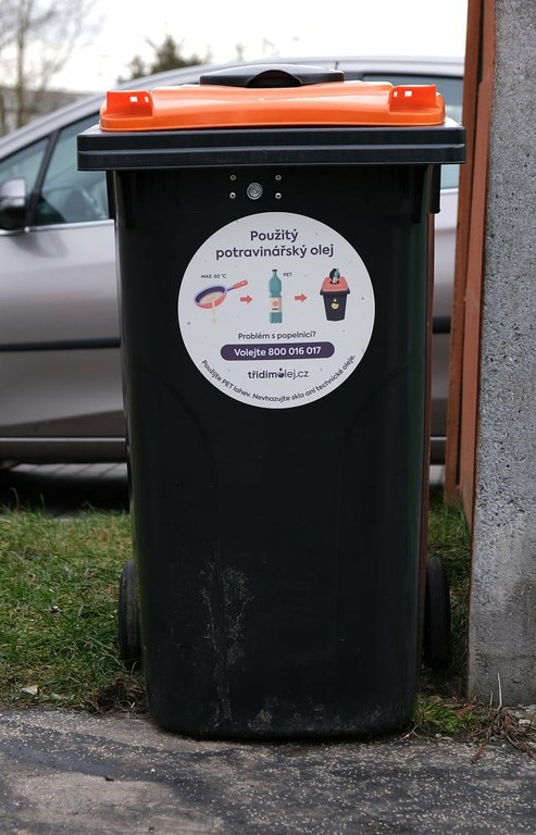 poplenice na použité potravinářské oleje