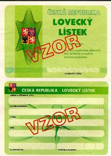 pozor změna - lovecké lístky