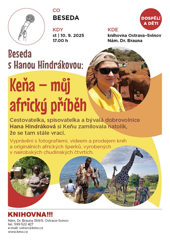 POzvánka na besedu - Keňa, můj africký příběh
