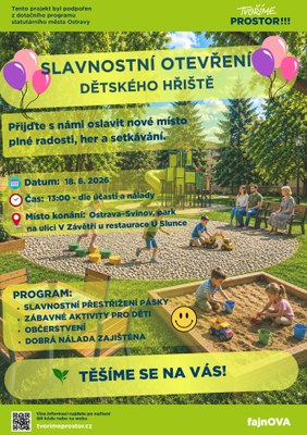 Slavnostní otevření dětského hřiště