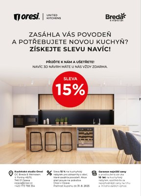 sleva na kuchyňské linky oresi